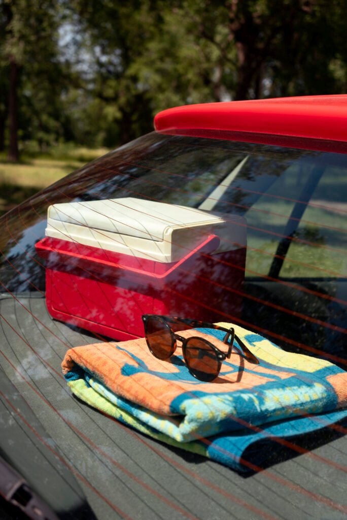 Portable fridge for camping and emergency use
